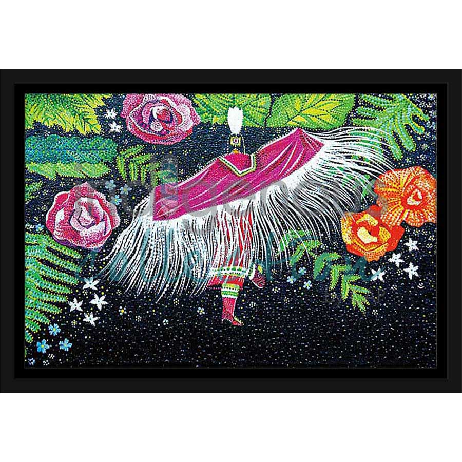Flower Dancer by artist Delreé  Dumont - Cree. Indigenous Collection