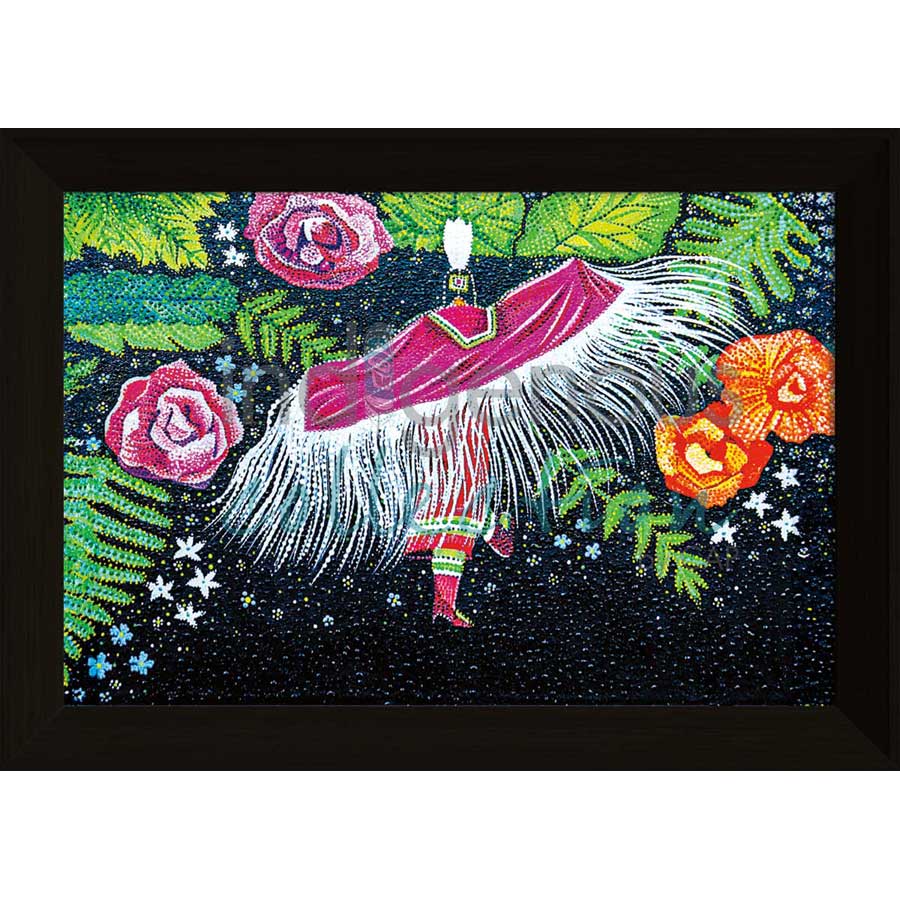 Flower Dancer by artist Delreé  Dumont - Cree. Indigenous Collection