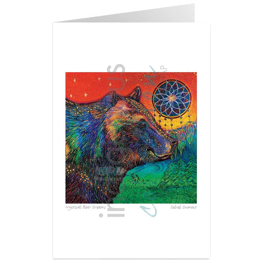 Mystical Bear Dreams by artist Delre√©  Dumont