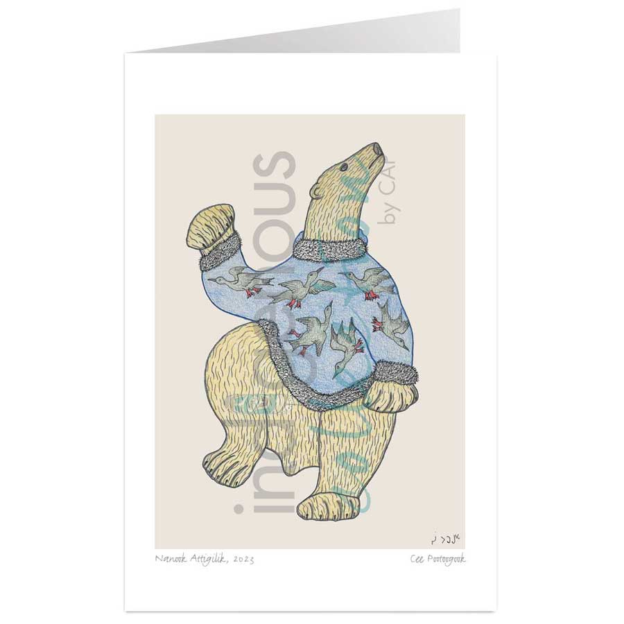 Nanook Attigilik by artist Cee Pootoogook