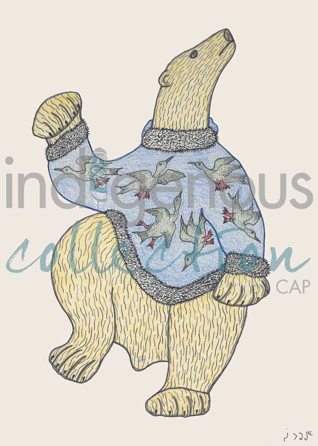 Nanook Attigilik by artist Cee Pootoogook