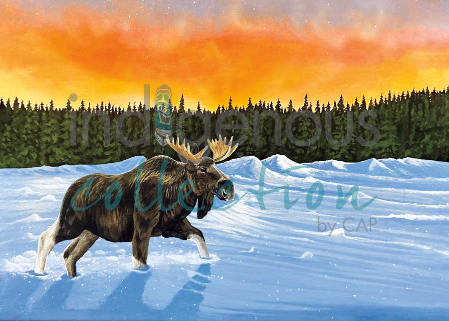 Glistening Snow by artist Ronnie Simon