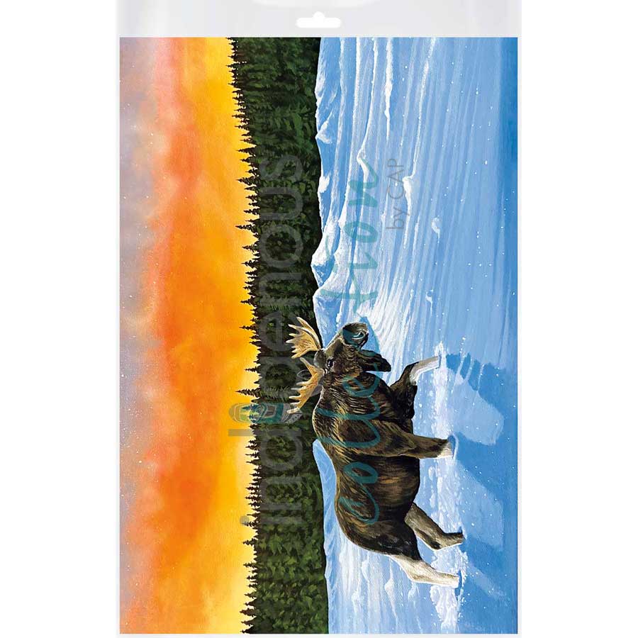 Glistening Snow by artist Ronnie Simon - Gwich'in. Indigenous Collection
