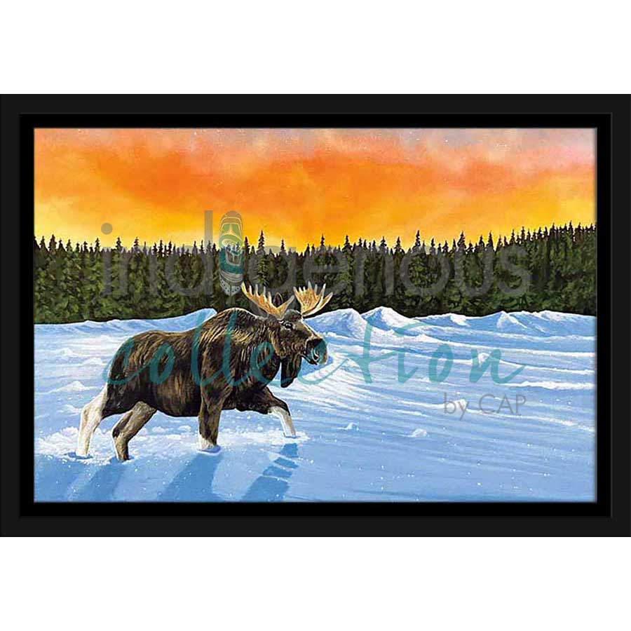 Glistening Snow by artist Ronnie Simon - Gwich'in. Indigenous Collection