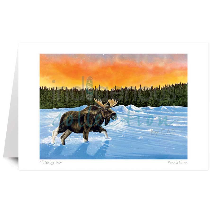 Glistening Snow by artist Ronnie Simon