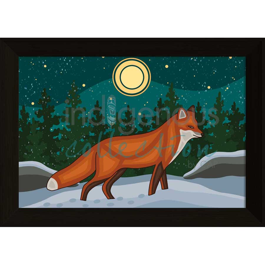 Waagosh by artist Marissa Indoe - Anishinaabe. Indigenous Collection
