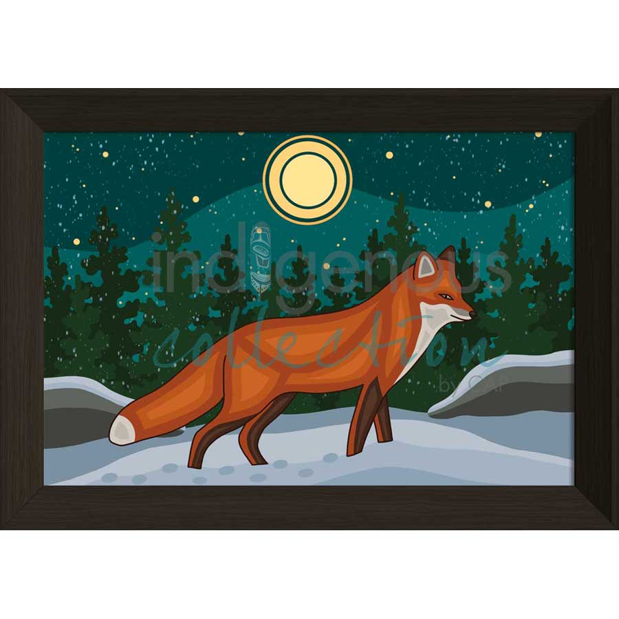 Waagosh by artist Marissa Indoe - Anishinaabe. Indigenous Collection