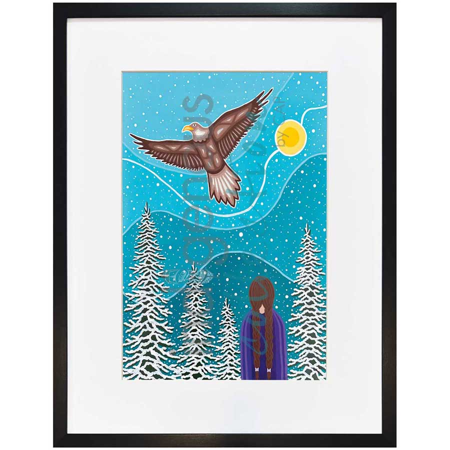 A Sign From Creator by artist Marissa Indoe - Anishinaabe. Indigenous Collection