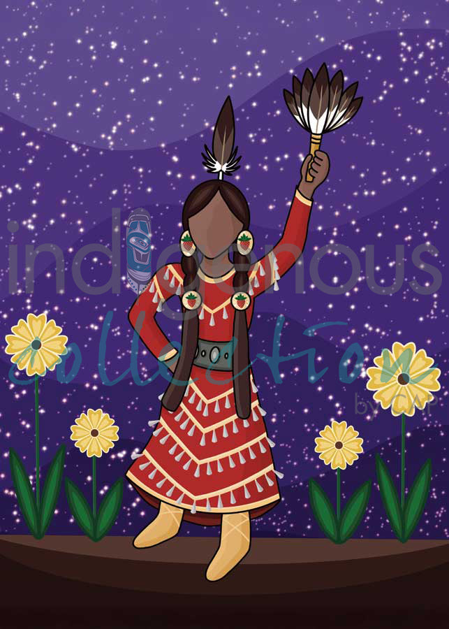 Jingle Dancer by artist Marissa Indoe