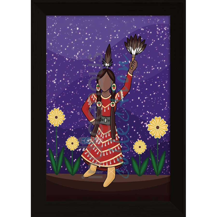 Jingle Dancer by artist Marissa Indoe - Anishinaabe. Indigenous Collection