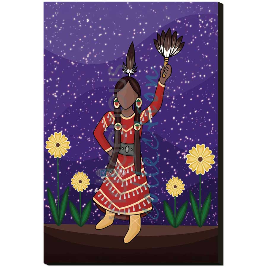 Jingle Dancer by artist Marissa Indoe - Anishinaabe. Indigenous Collection