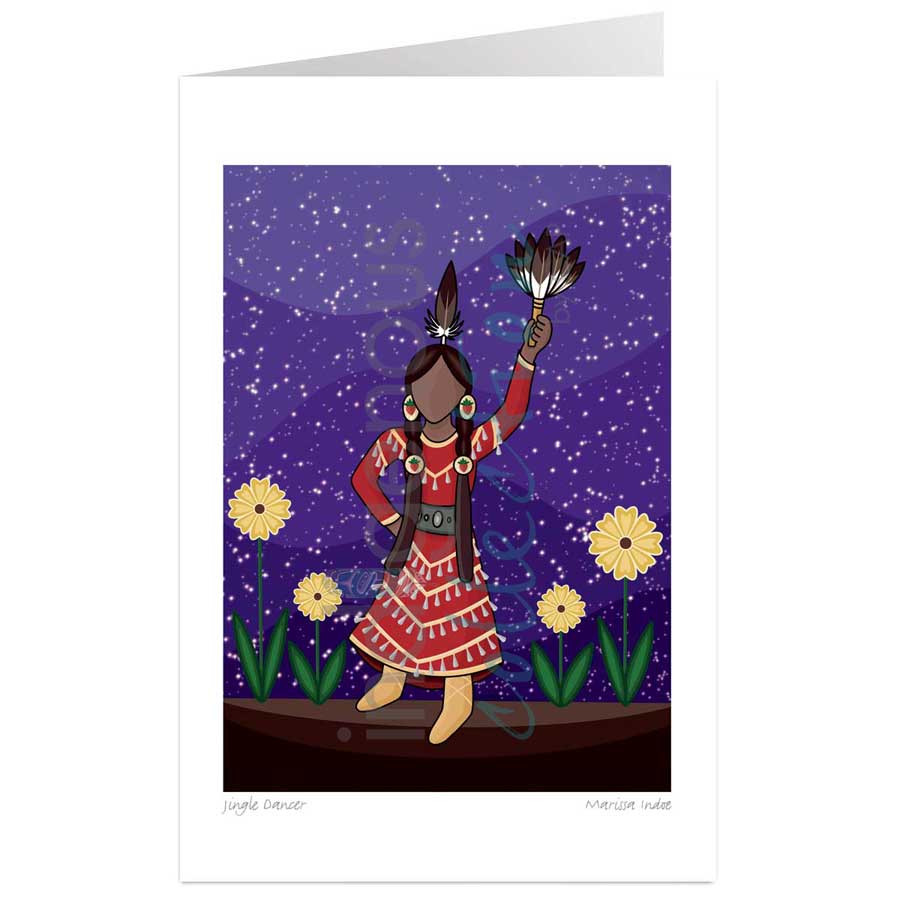 Jingle Dancer by artist Marissa Indoe
