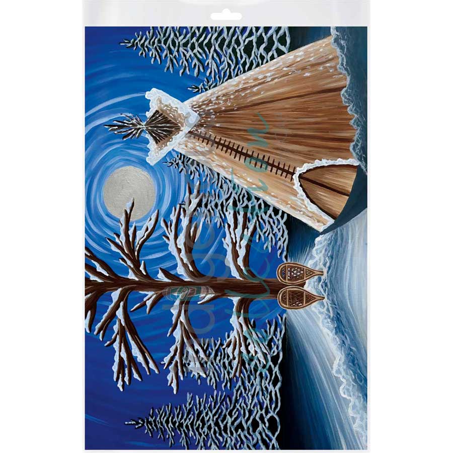 Dreams of Serenity by artist Marissa Indoe - Anishinaabe. Indigenous Collection
