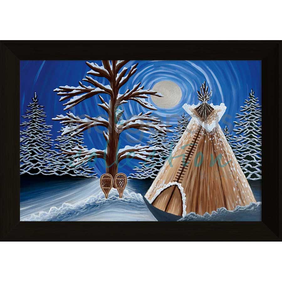 Dreams of Serenity by artist Marissa Indoe - Anishinaabe. Indigenous Collection