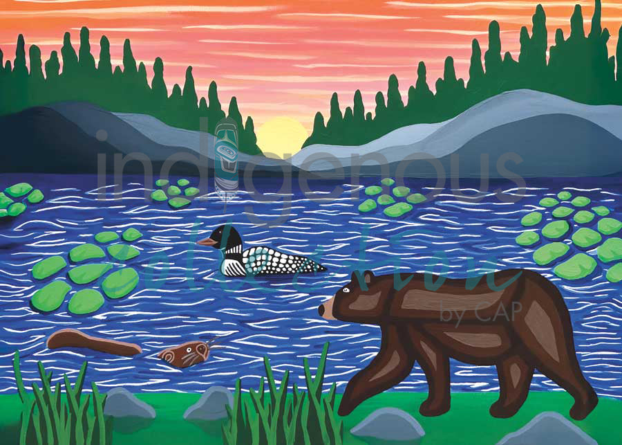 Life on the Lake by artist Marissa Indoe