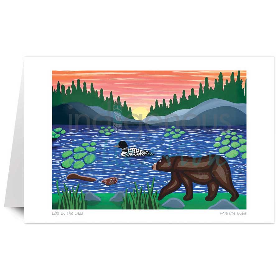 Life on the Lake by artist Marissa Indoe