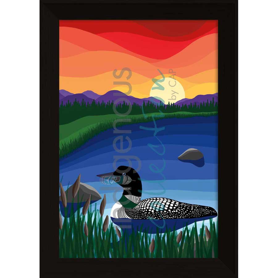 Maang by artist Marissa Indoe - Anishinaabe. Indigenous Collection