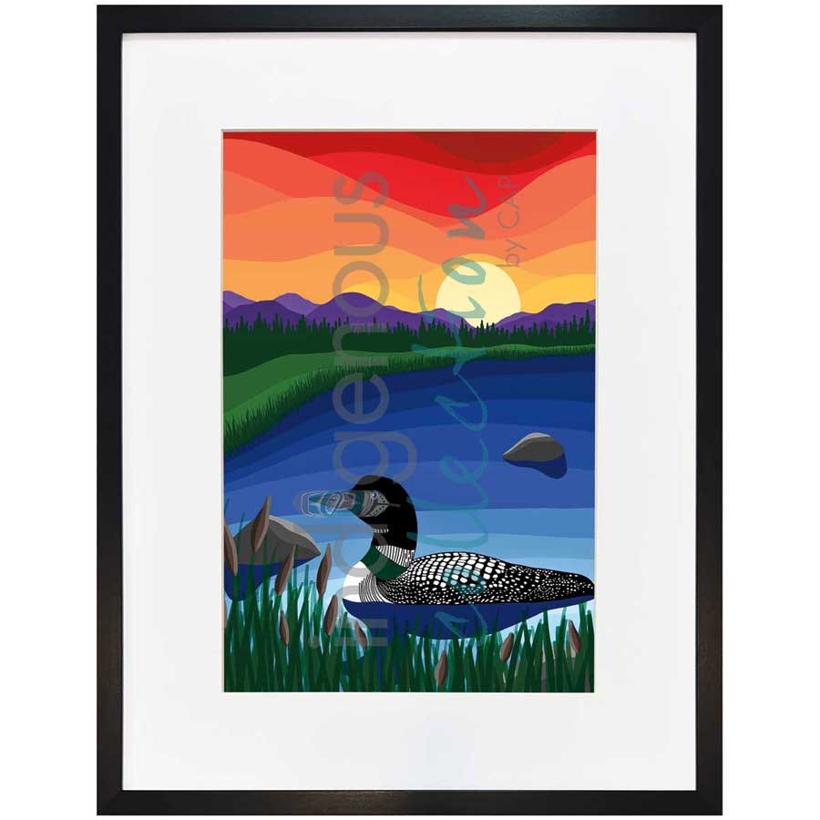 Maang by artist Marissa Indoe - Anishinaabe. Indigenous Collection