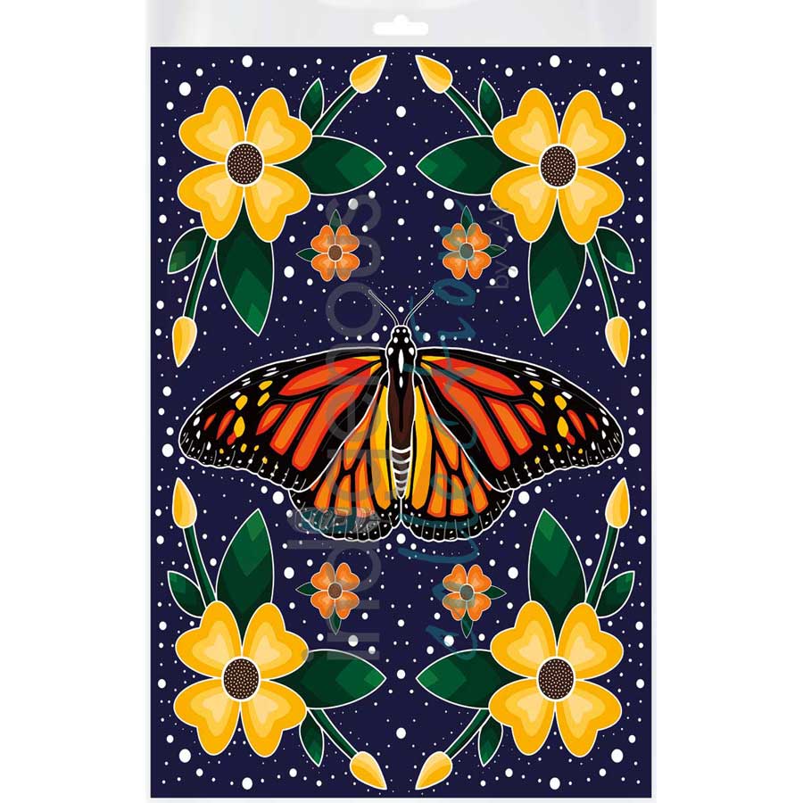 Monarch Butterfly by artist Marissa Indoe - Anishinaabe. Indigenous Collection
