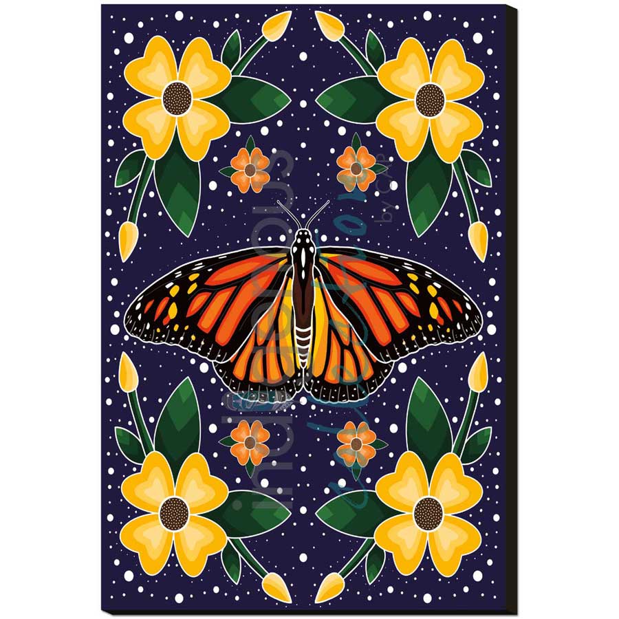 Monarch Butterfly by artist Marissa Indoe - Anishinaabe. Indigenous Collection