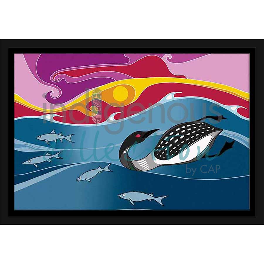 Coming Home by artist Adrienne Assinewai - Anishinaabe. Indigenous Collection