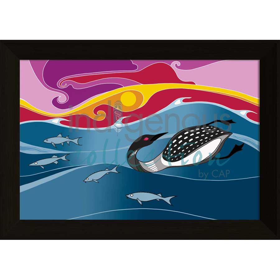 Coming Home by artist Adrienne Assinewai - Anishinaabe. Indigenous Collection