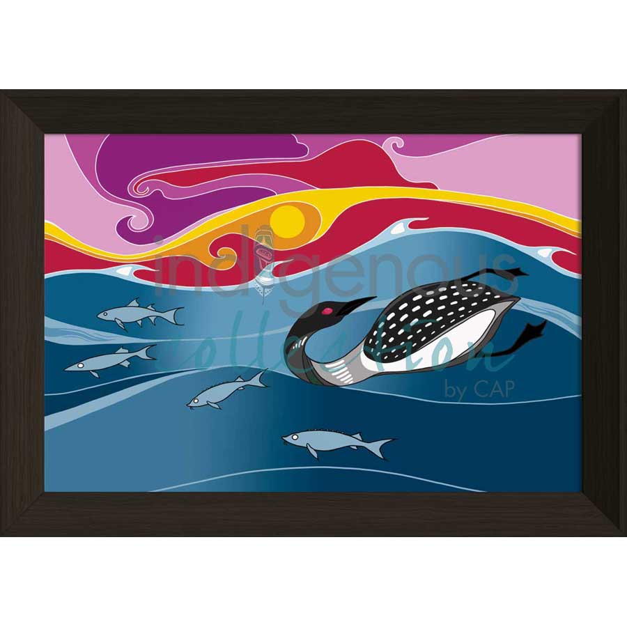 Coming Home by artist Adrienne Assinewai - Anishinaabe. Indigenous Collection
