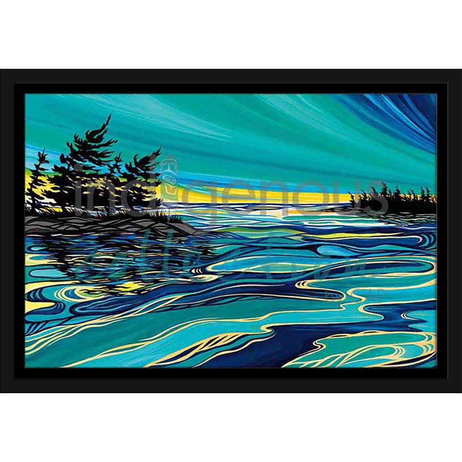 In Life's Chaos Find Your Calm by artist Shawna Boulette Grapentine - Cree-Ojibway. Indigenous Collection