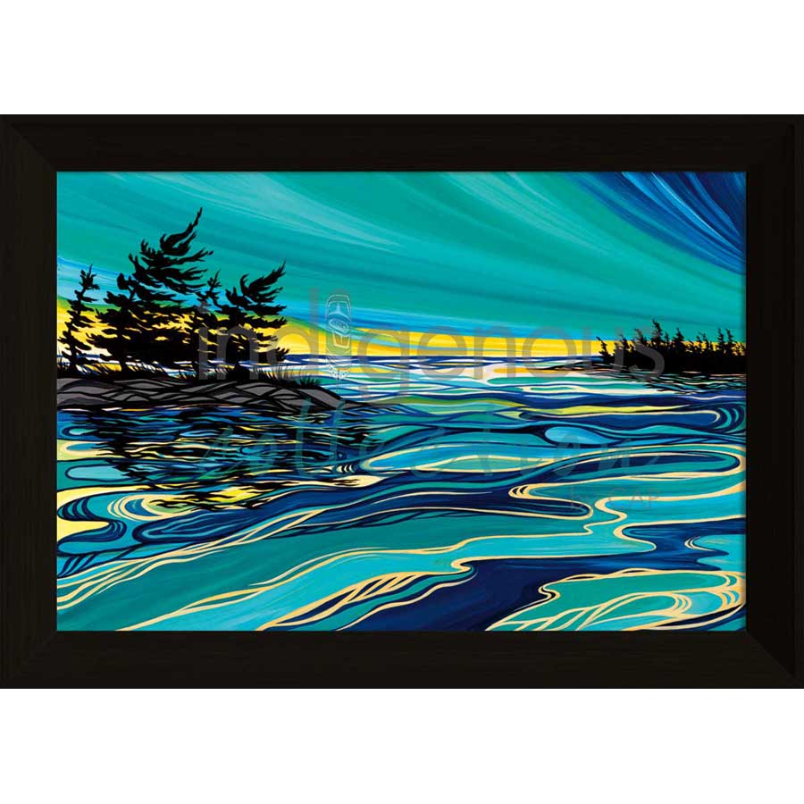In Life's Chaos Find Your Calm by artist Shawna Boulette Grapentine - Cree-Ojibway. Indigenous Collection