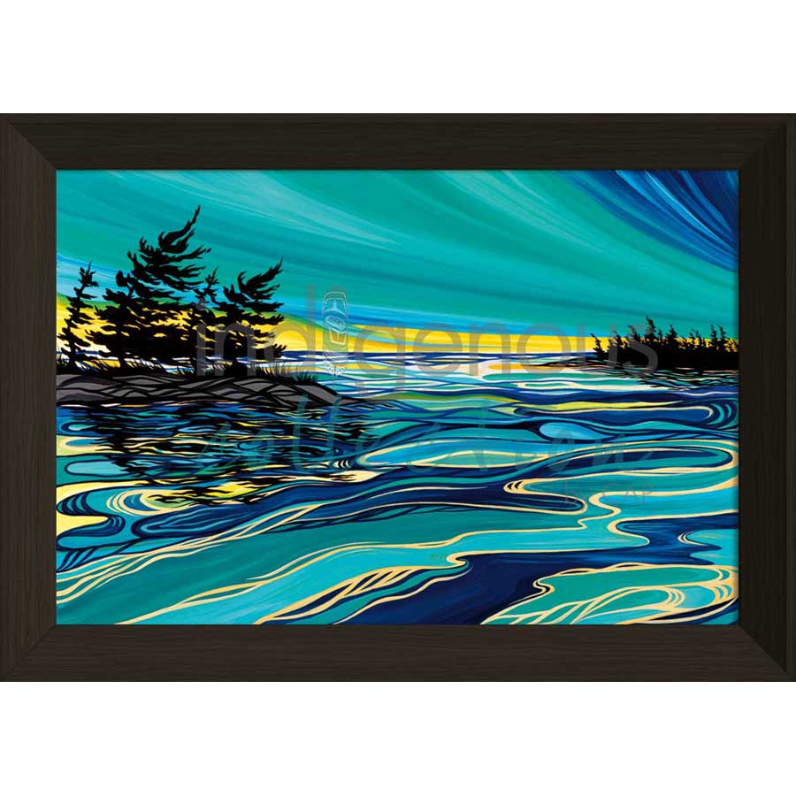 In Life's Chaos Find Your Calm by artist Shawna Boulette Grapentine - Cree-Ojibway. Indigenous Collection