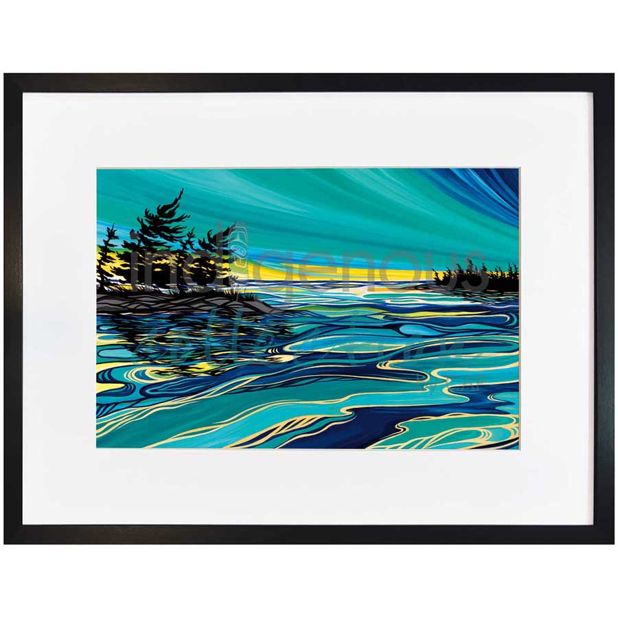 In Life's Chaos Find Your Calm by artist Shawna Boulette Grapentine - Cree-Ojibway. Indigenous Collection