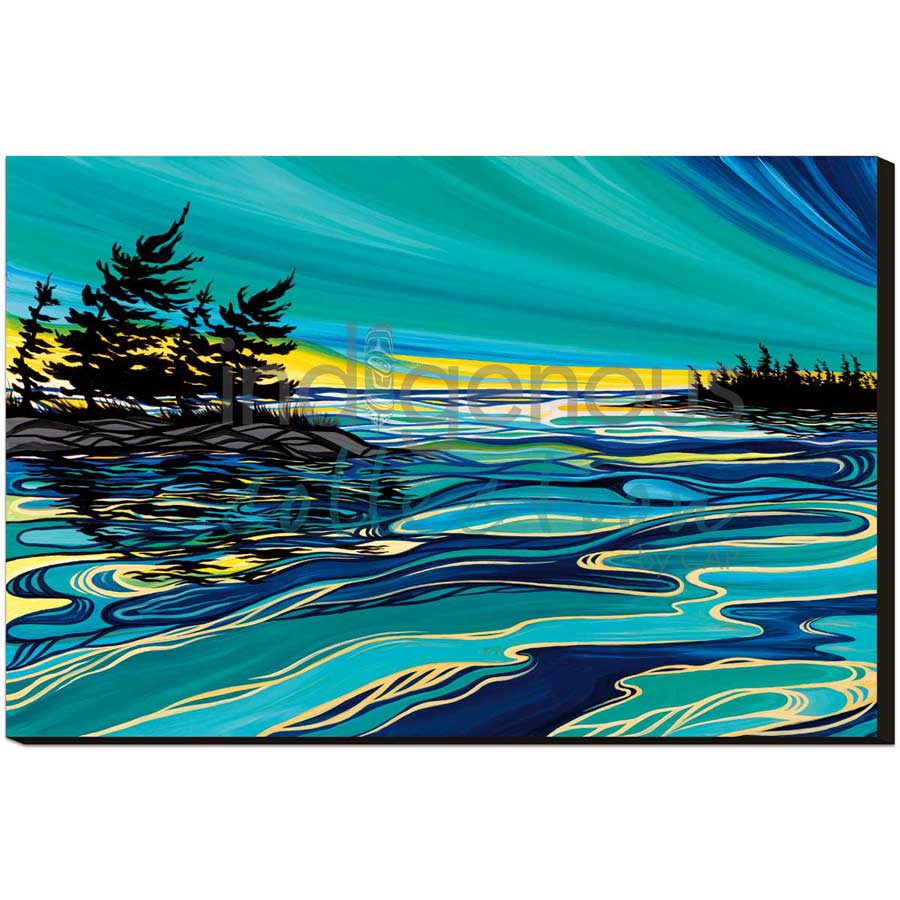 In Life's Chaos Find Your Calm by artist Shawna Boulette Grapentine - Cree-Ojibway. Indigenous Collection