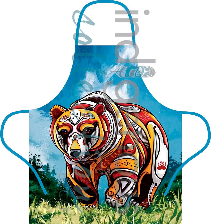 Spirit Bear Aprons by artist Stephanie White