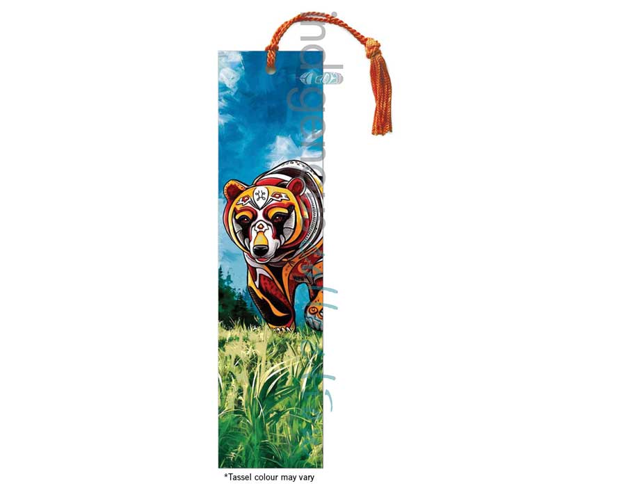 Spirit Bear Bookmark by artist Stephanie White