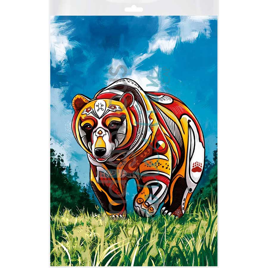Spirit Bear by artist Stephanie White - Mi'kmaq. Indigenous Collection