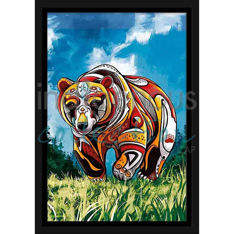 Spirit Bear by artist Stephanie White - Mi'kmaq. Indigenous Collection