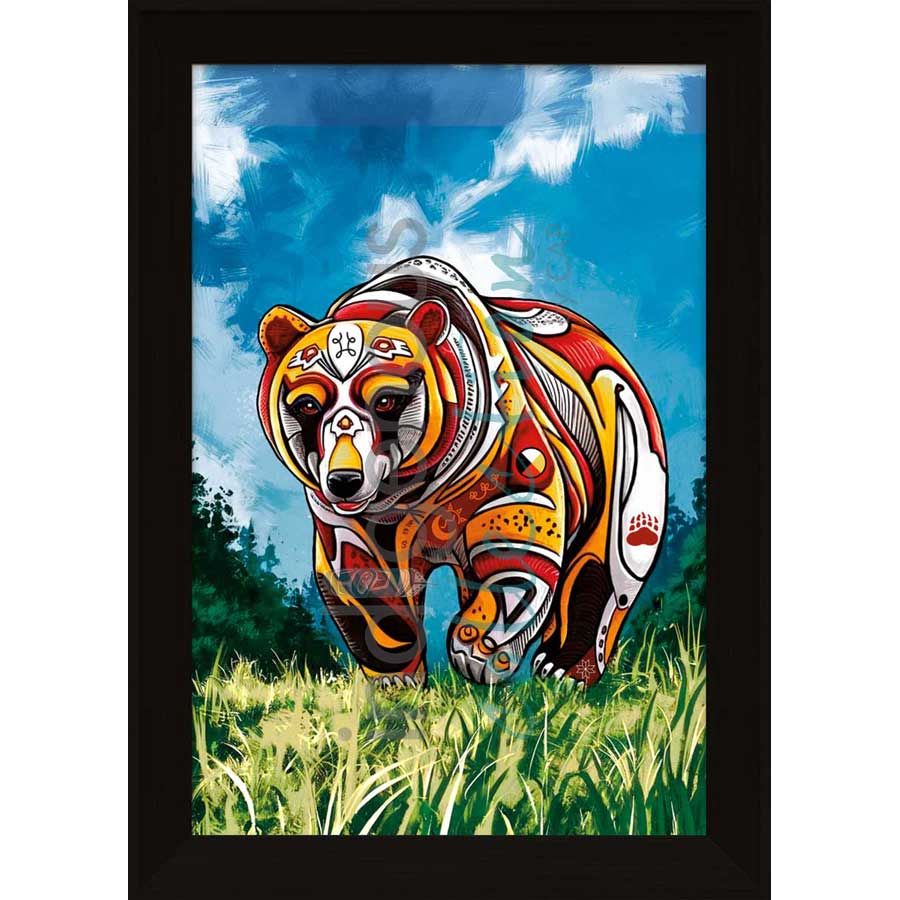 Spirit Bear by artist Stephanie White - Mi'kmaq. Indigenous Collection