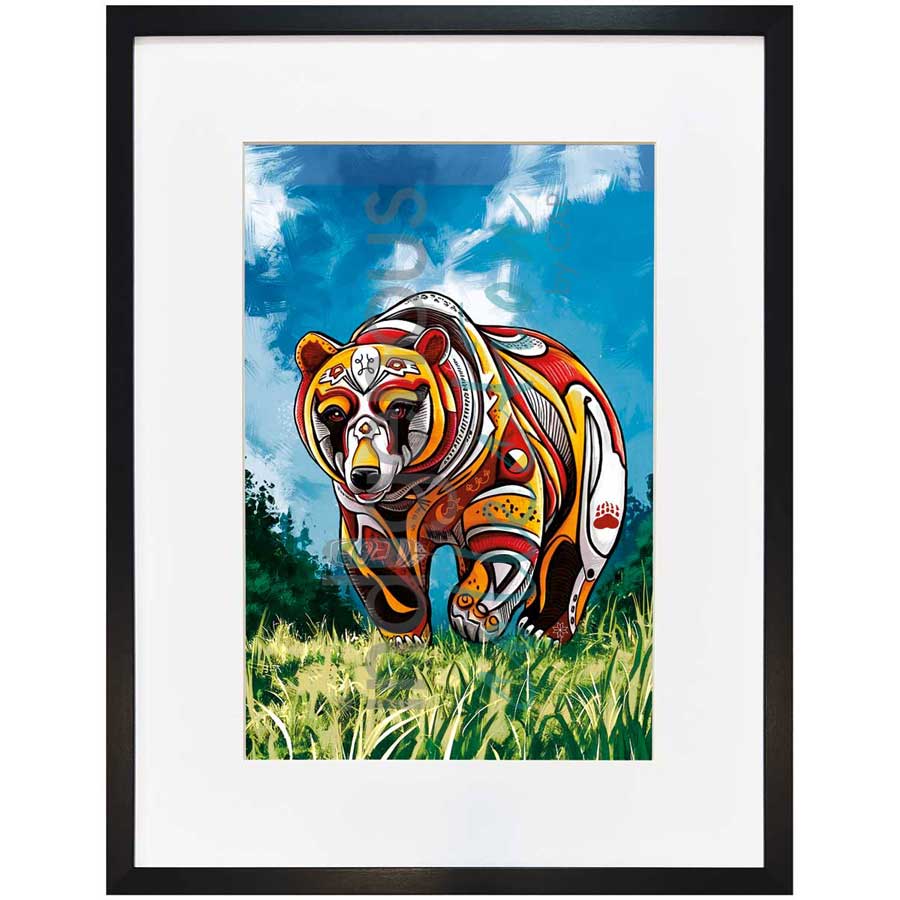 Spirit Bear by artist Stephanie White - Mi'kmaq. Indigenous Collection