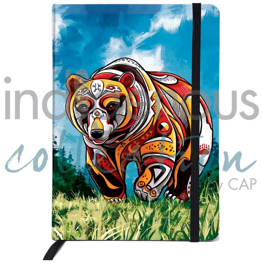 Spirit Bear Journal by artist Stephanie White. Indigenous Collection.