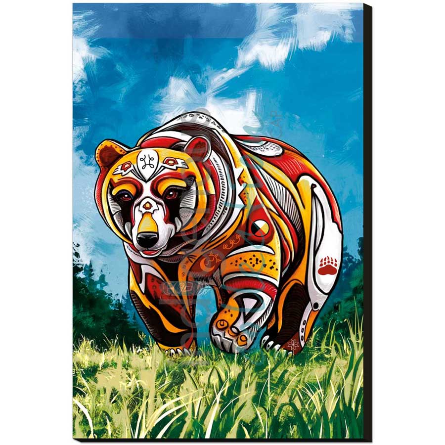 Spirit Bear by artist Stephanie White - Mi'kmaq. Indigenous Collection