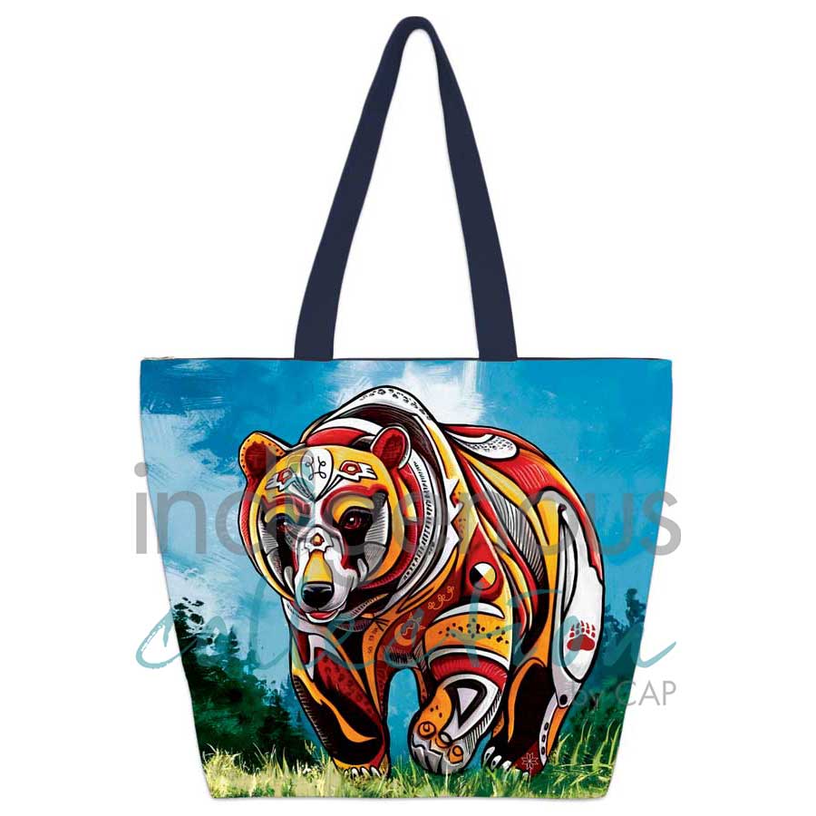 Spirit Bear Large Tote Bag