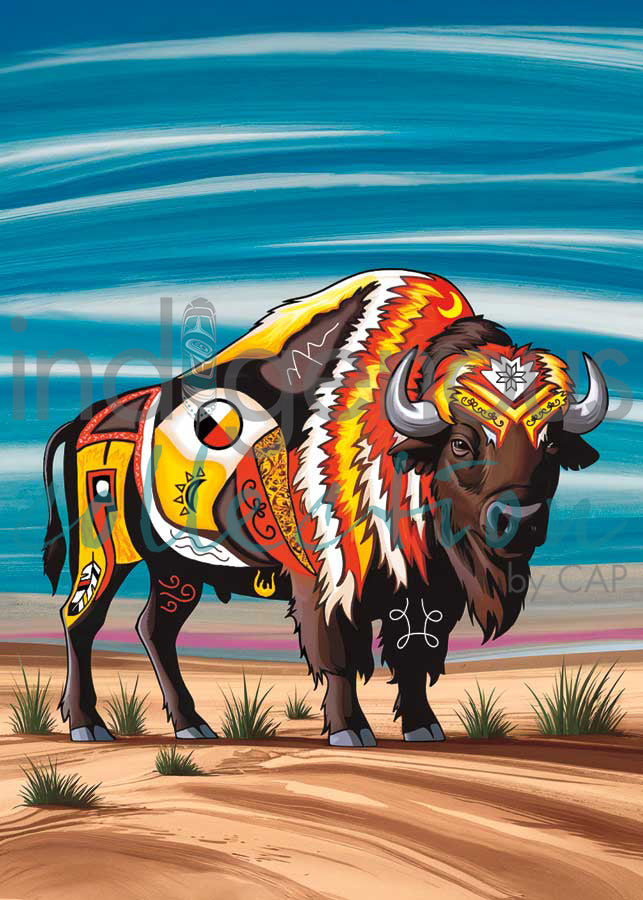 Spirit Bison by artist Stephanie White