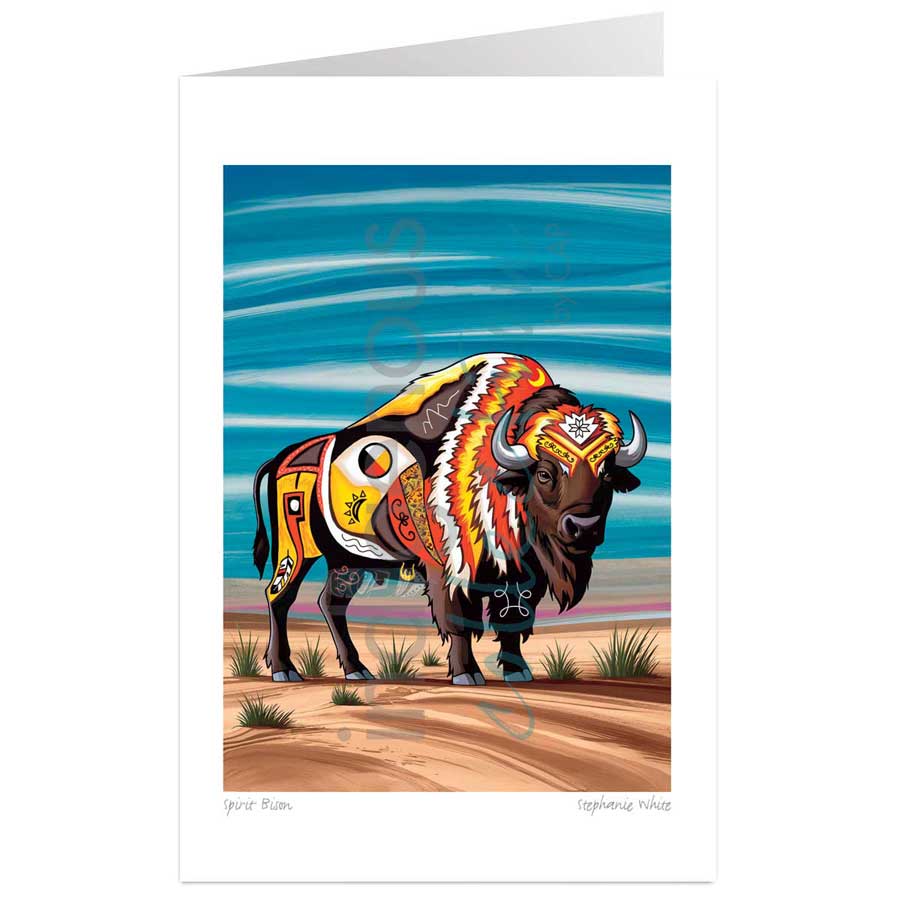 Spirit Bison by artist Stephanie White