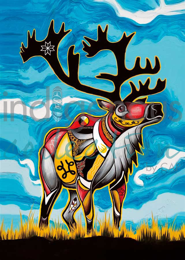 Spirit Caribou by artist Stephanie White