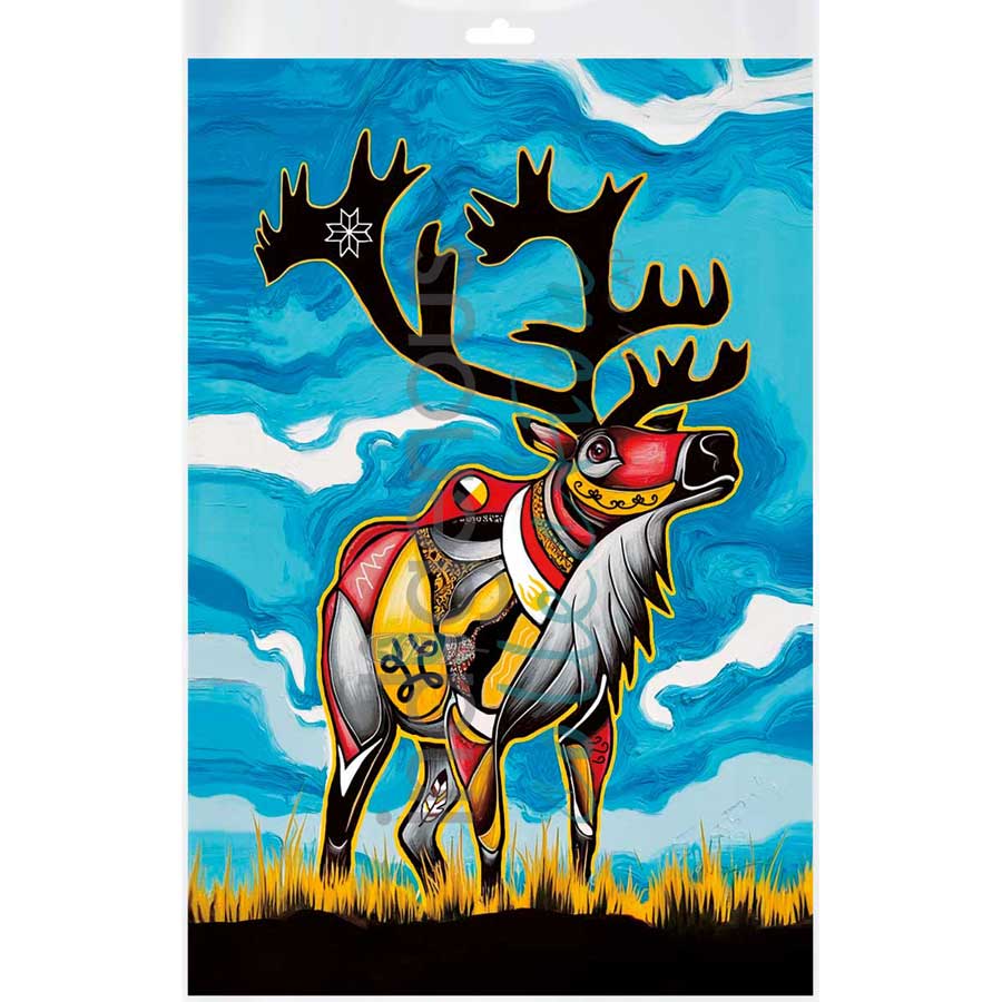Spirit Caribou by artist Stephanie White - Mi'kmaq. Indigenous Collection