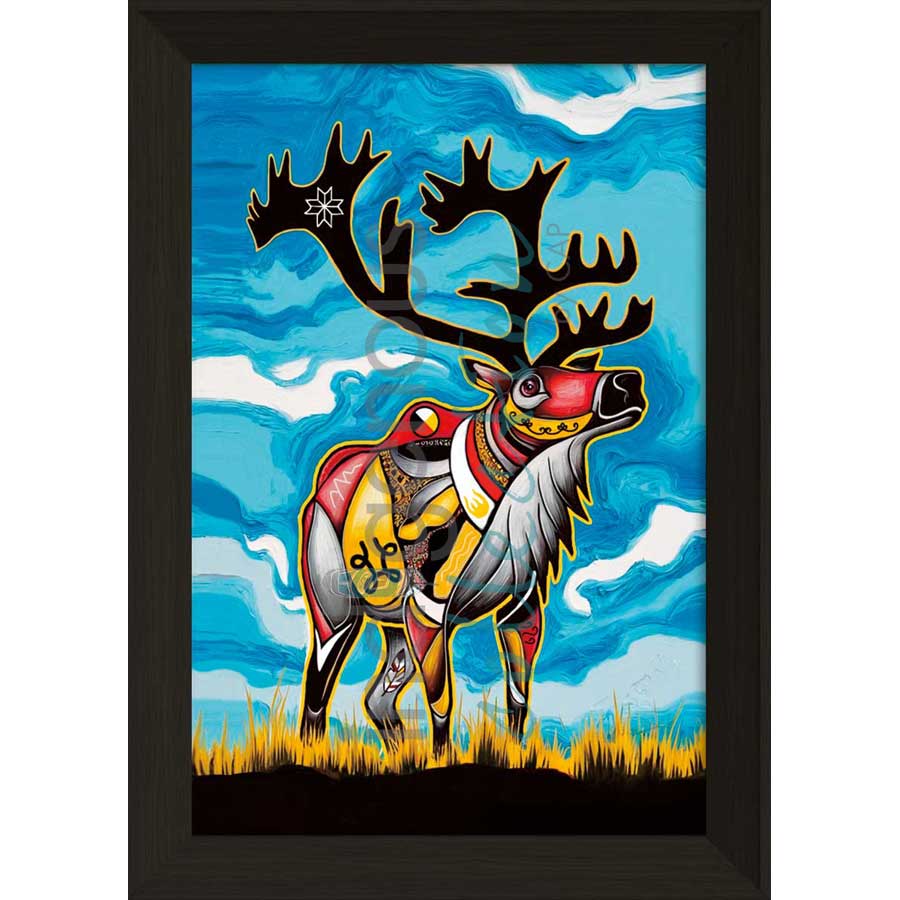 Spirit Caribou by artist Stephanie White - Mi'kmaq. Indigenous Collection