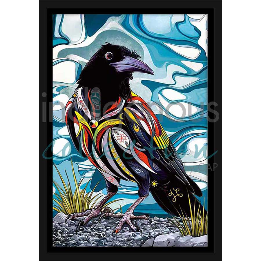 Spirit Crow by artist Stephanie White - Mi'kmaq. Indigenous Collection