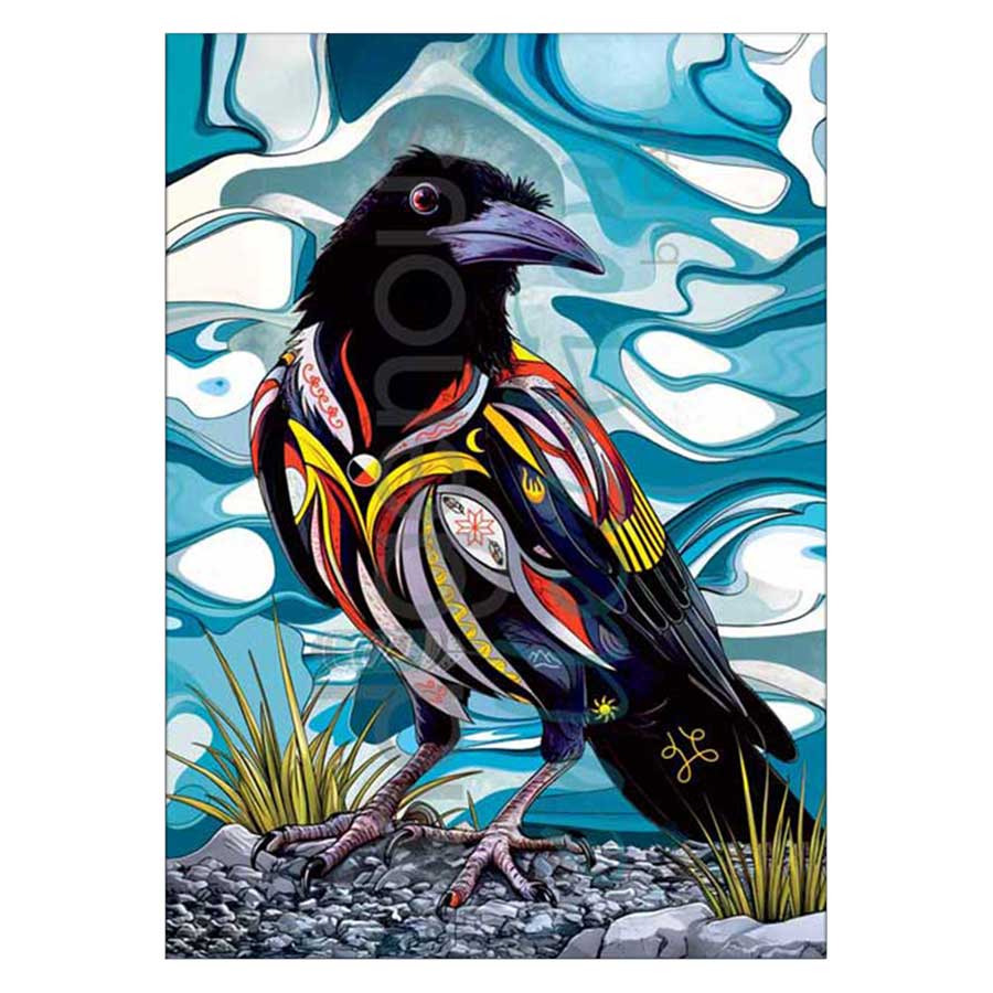 Spirit Crow Canvas Prints