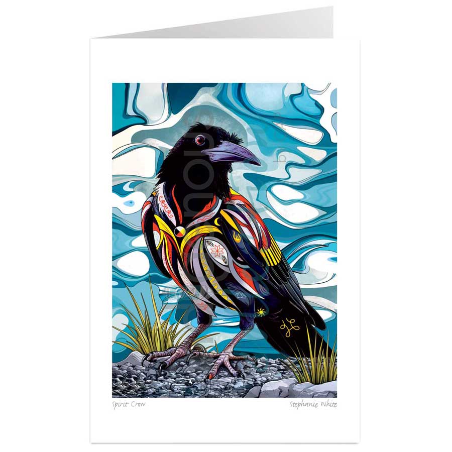 Spirit Crow by artist Stephanie White