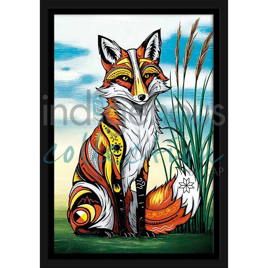 Spirit Fox by artist Stephanie White - Mi'kmaq. Indigenous Collection